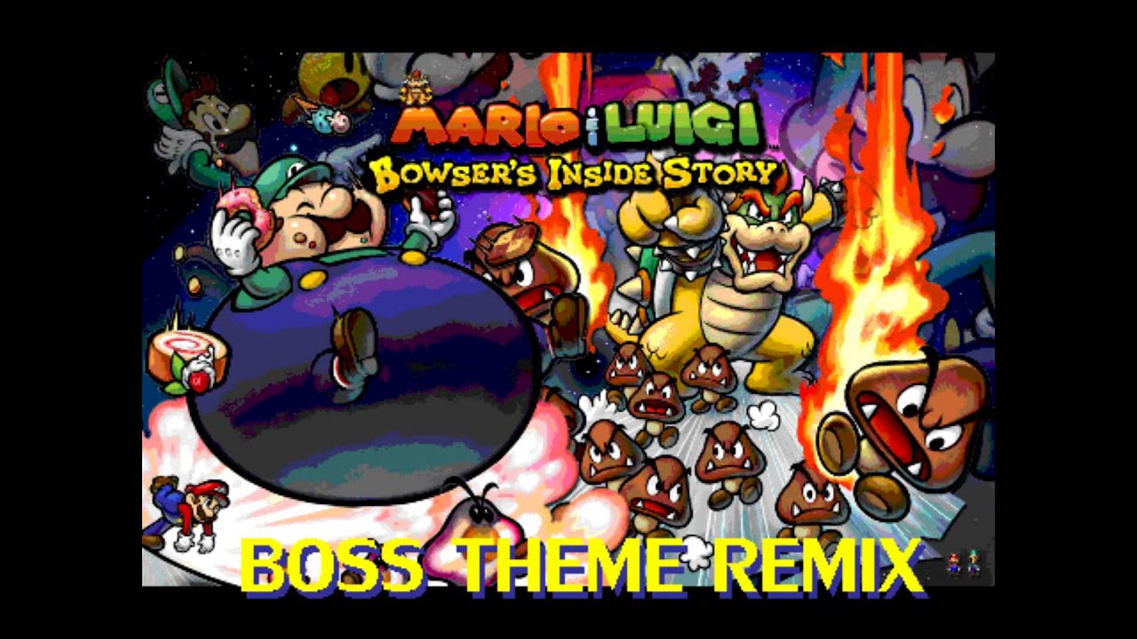 Mario and Luigi 3: Bowser's inside story - Boss Battle remix