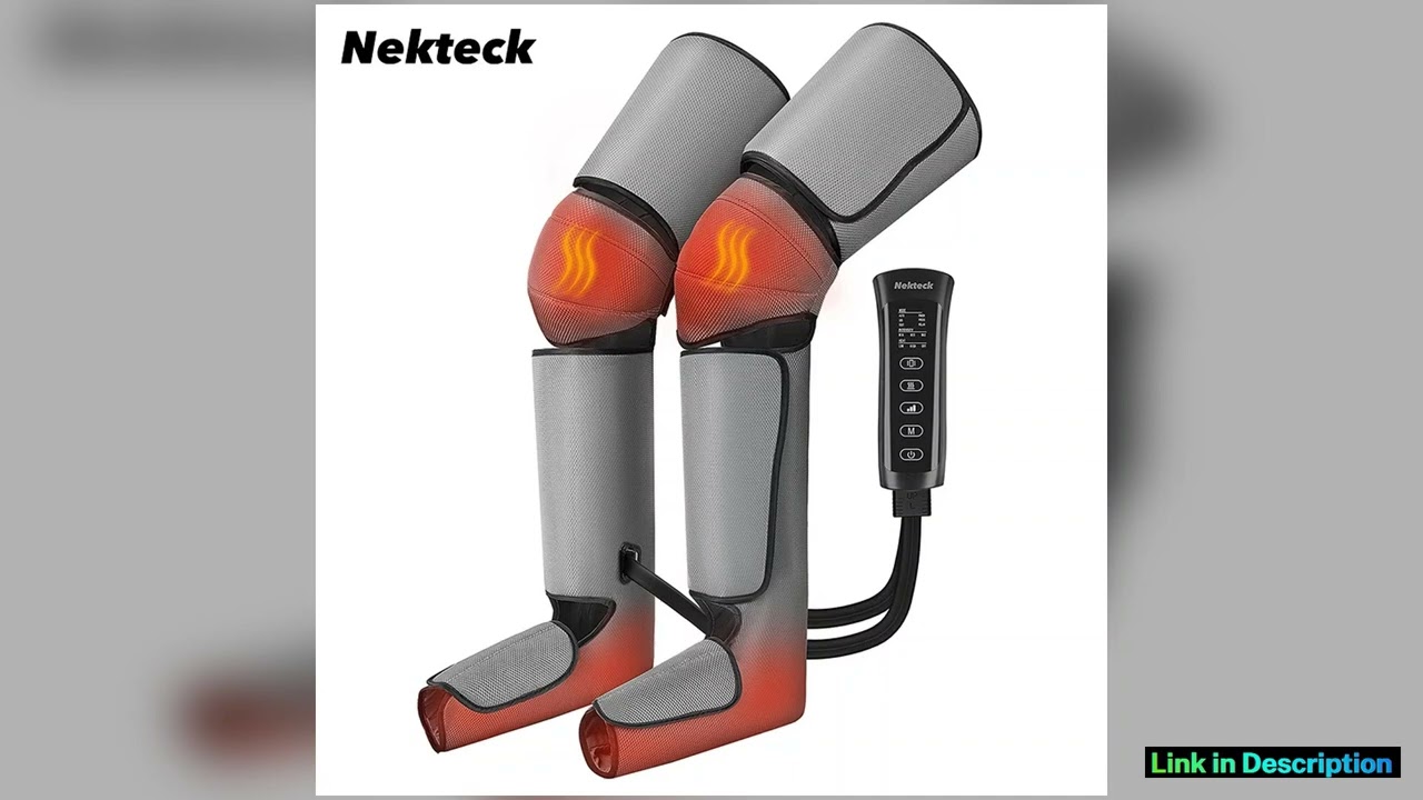 Nekteck Foot Air Pressure Leg Massager Promotes Blood Circulation Muscle Relaxation Shiatsu Airbag