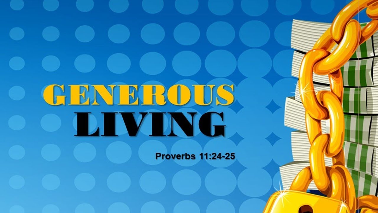 Generous Living - YouTube