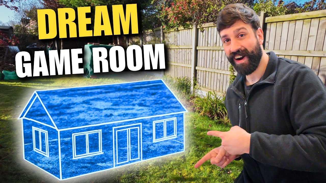 I’m Building My DREAM Games Room… From Scratch!!! - YouTube