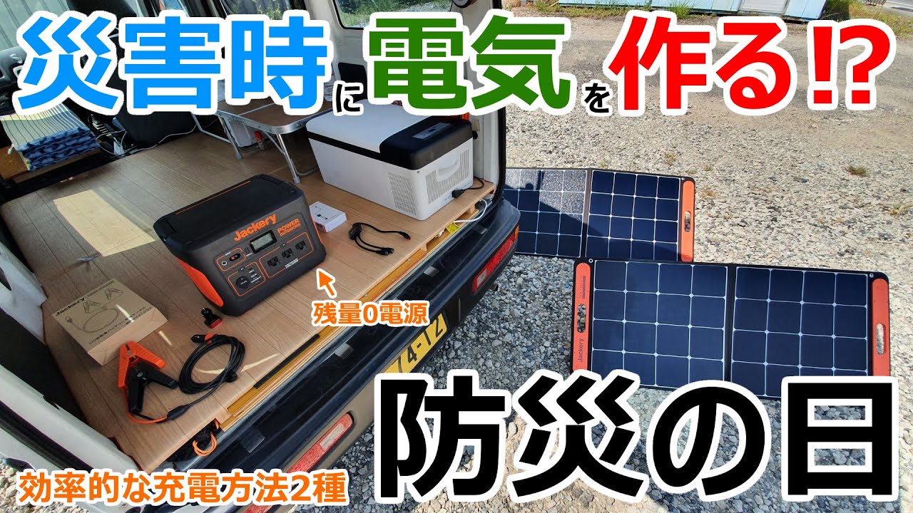 Experiment to see if you can survive a disaster with portable