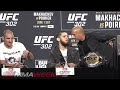 Sean Strickland REACTS to Islam Makhachev USA CHANTS & BOO'S | UFC 302 Press Conference