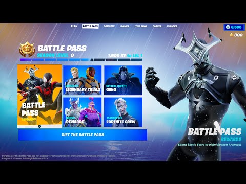 Fortnite Chapter 4 - Season 1 | Battle Pass Overview - YouTube