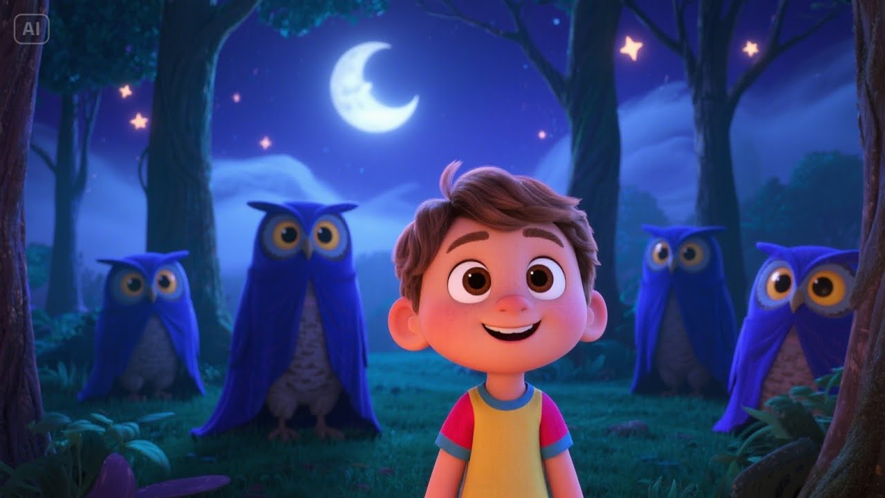 Magical Owls Counting Stars | Enchanting Counting Song for Kids | Bedtime Learning Rhyme