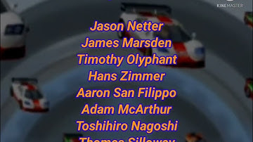 Scud Race / Sega Super GT Last Credits