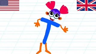Bini Bambini super ABC game english, the letter T, aprender las letras en ingles para niños, letra T screenshot 1