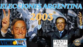 Argentine Elections: 2003 The day the Argentine people fragmented their vote 🗳️🇦🇷