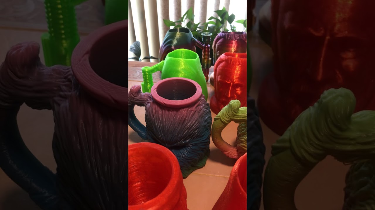 Hex 3d printing mugs