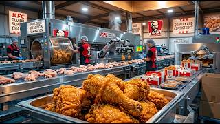 How KFC Chicken Is Made In Factory & Restaurant