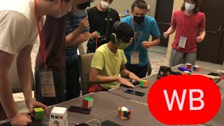 [WB] 2:37.74 8 Man 3BLD Relay ft. Tommy, Will, Adel, Jake, Manuel, Elliott, Noah, Anto