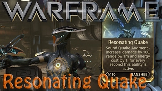 Warframe - Resonating Quake Augment (Poor Banshee)