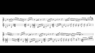 J. P. Rameau, Air des Sauvages (b), for recorder and guitar