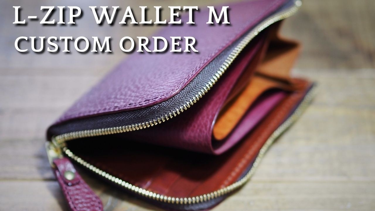 Custom Order for L-Zip Wallet M - YouTube