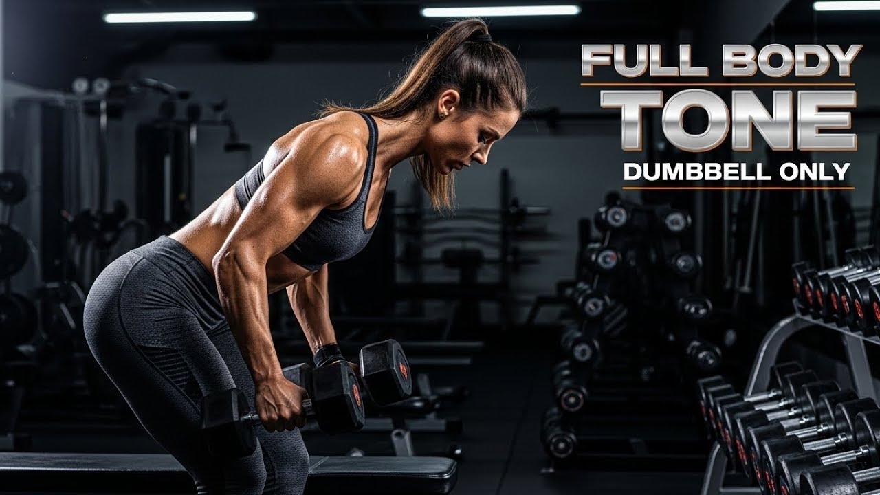💪 Full Body Toning Workout | Dumbbell Only.