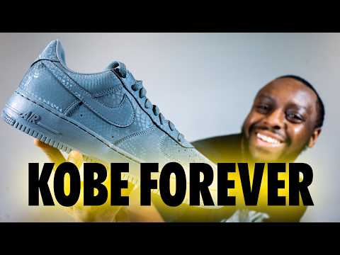 Video Nike Air Force 1 Kobe Forever Cool Grey Schopes On Foot Review QuickSchopes 891 Schopes IB0018 004