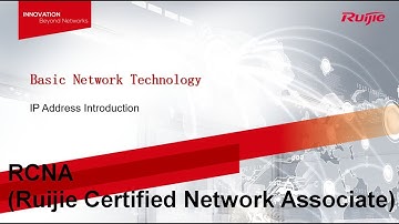 RCNA - 01 IP Address  Introduction