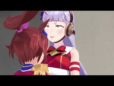 【ウマ娘MMD】歌ってるのを邪魔されてブチギレるゴルシ