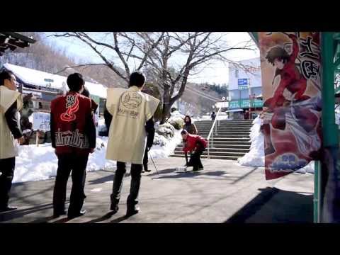 AKB恋チュン上田ver.　林恵理さん in 別所温泉駅 part 撮影風景