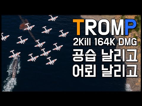   월드오브워쉽 트롬프 전함 순양함 입장에서 개짜증나는 구축함