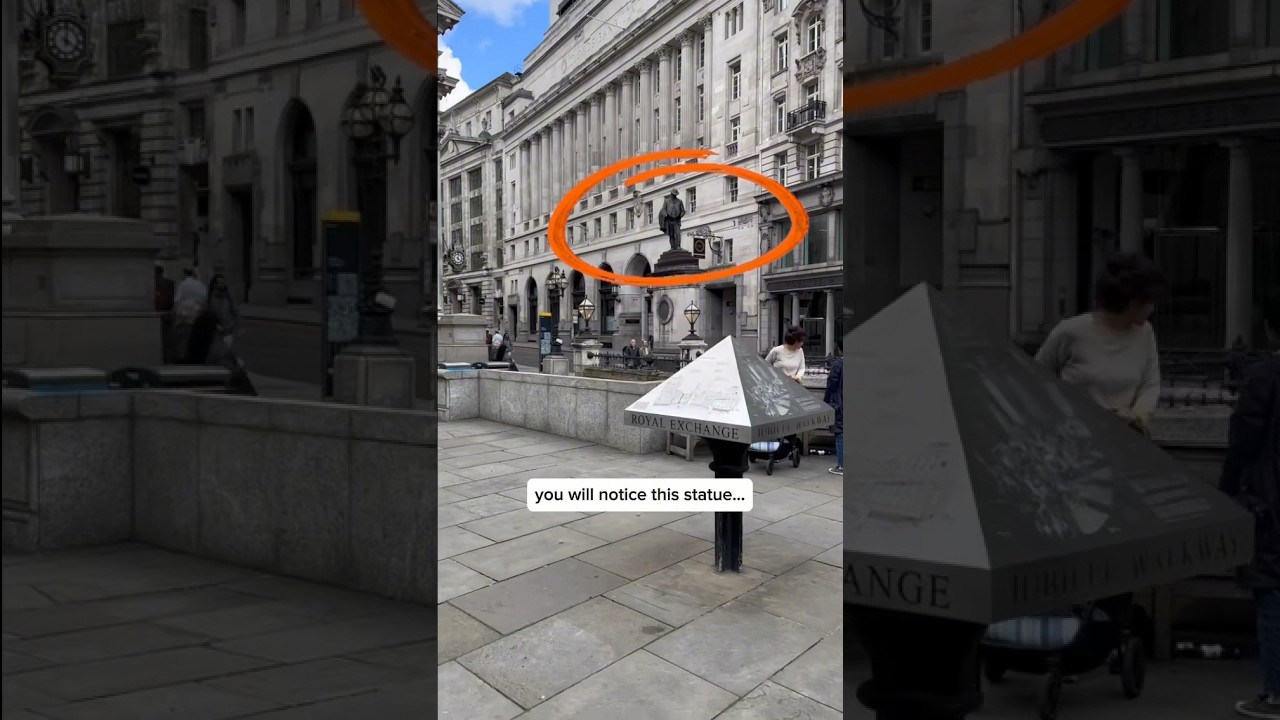 Статуя в лондонском Сити с коварным двойным предназначением 👀