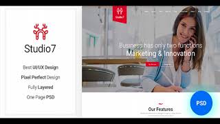 Studio7 - Multipurpose Business PSD Templates | Themeforest Website Templates and Themes
