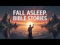 Fall Asleep To Bible Stories | Sleep In God's Word | Black Screen With Rain Sounds