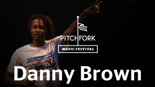 Danny Brown performs &quot;Monopoly&quot; at Pitchfork Music Festival 2012