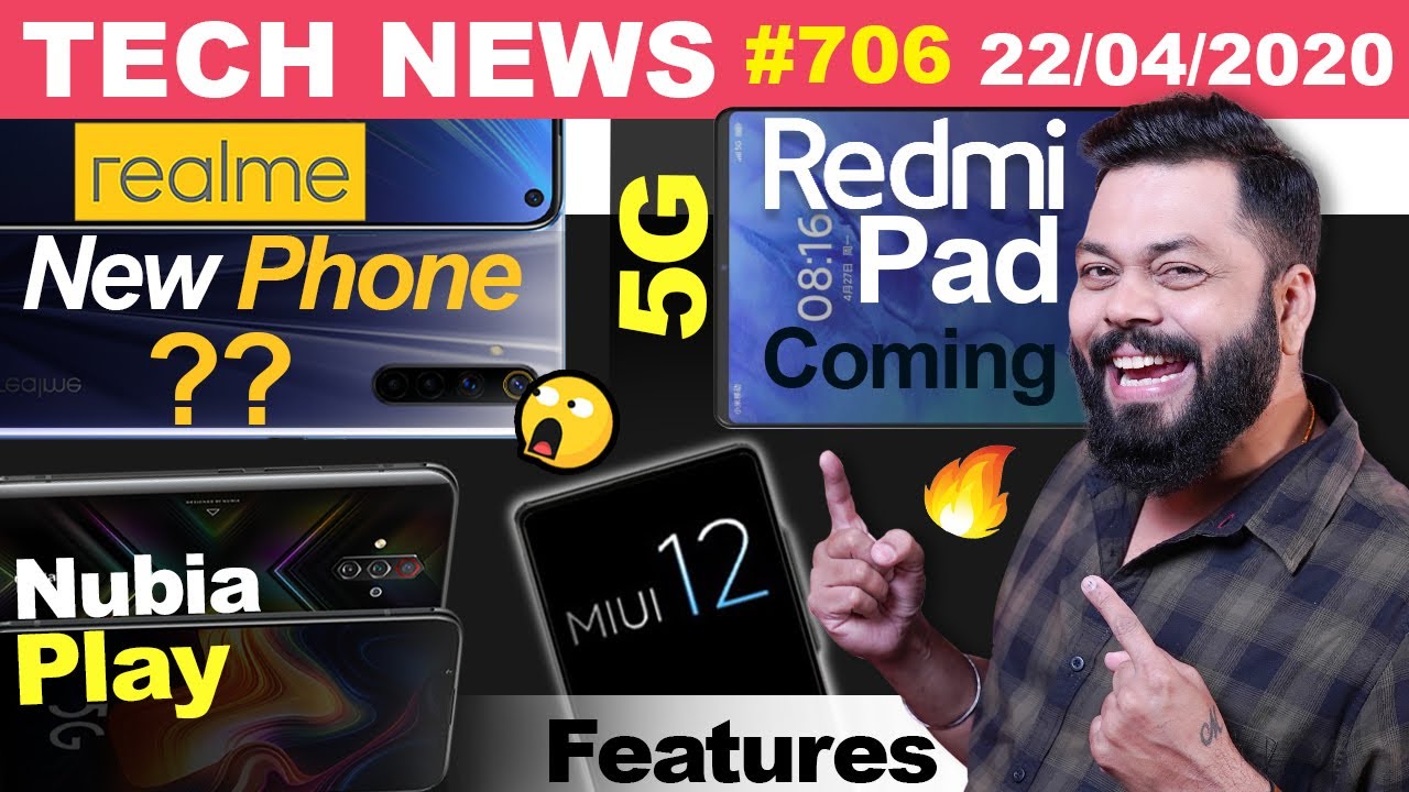 realme's New Phone Tomorrow, Redmi Pad 5G Coming,Facebook x Jio,Nubia Play,MIUI 12 Features-