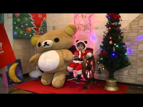 【春翔くん１歳】エミフル松前2014ゲームセンターでクリスマス＊写真撮影｜松山市【雑貨屋Lea Mahalo】看板息子
