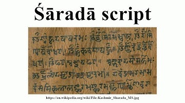 Śāradā script