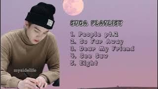 SUGA PLAYLIST for study, travel, sleep, cook
