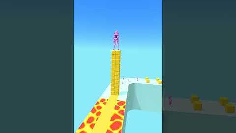 Stack surf 3d android gameplay level 26 #stacksurf3d #cubesurfer #asplaygames #shorts