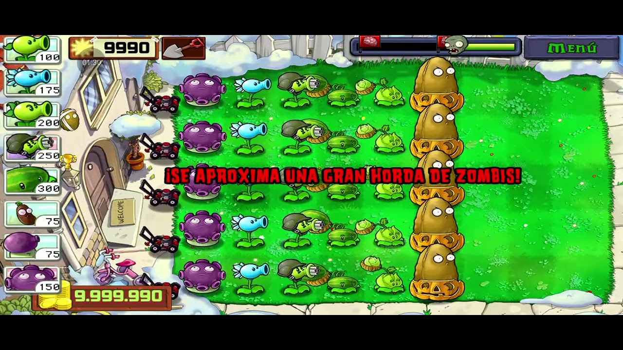 PvZ chinese pavilion Supervivencia Dia (dificil) parte 2
