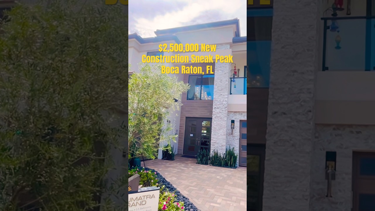 What $2,500,000 Gets You in Boca Raton FL | Sneak Peak | Watch Full Tour of Luxury Home Linked ☝🏽
