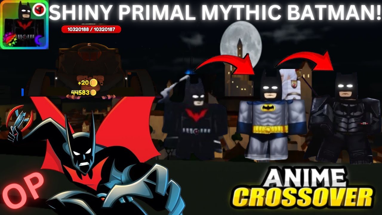 *NEW* SHINY PRIMAL MYTHIC BATMAN IS THE NEW BEST UNIT?! | Anime Crossover