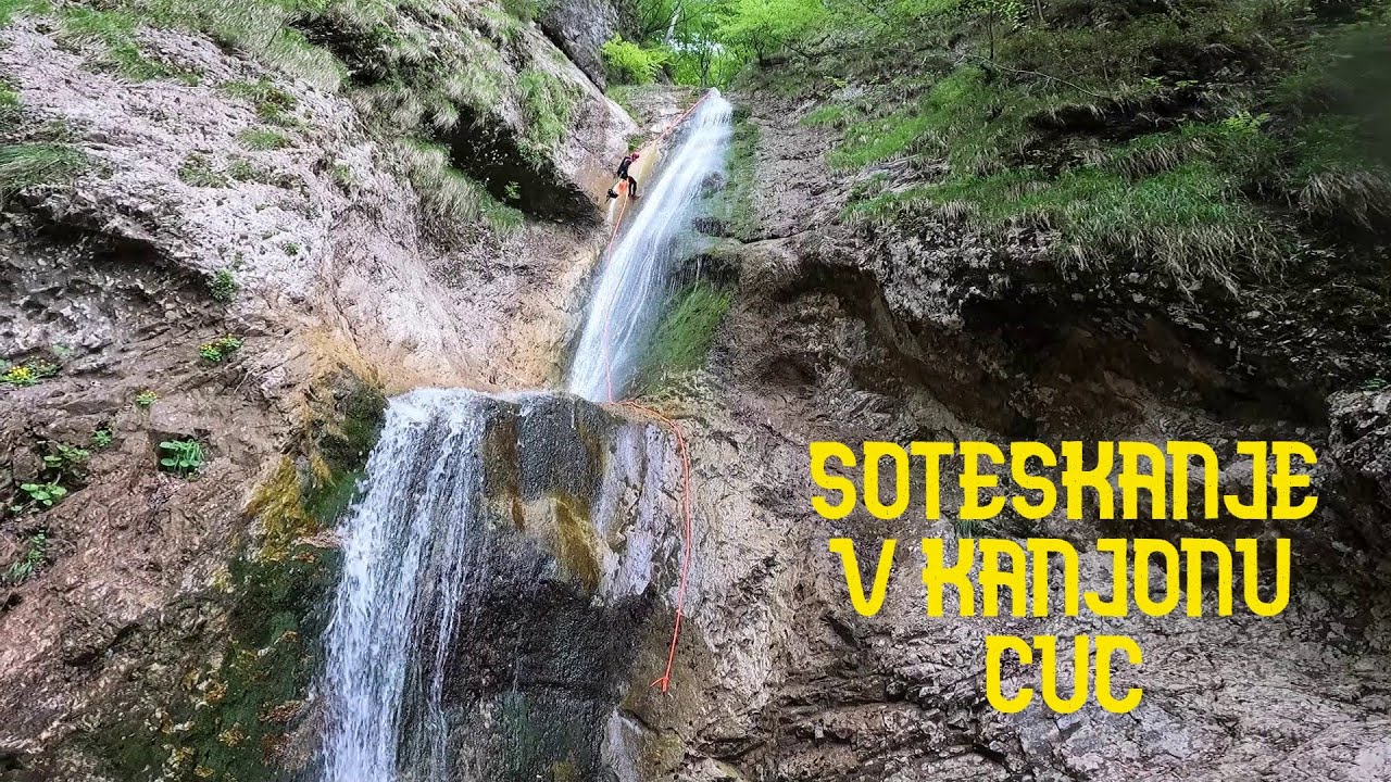Soteskanje v kanjonu Cuc -- Canyoning Cuc