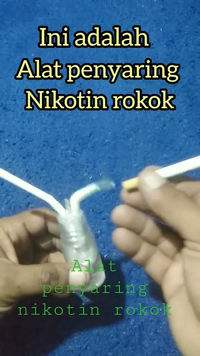 alat penyaring nikotin rokok #shorts
