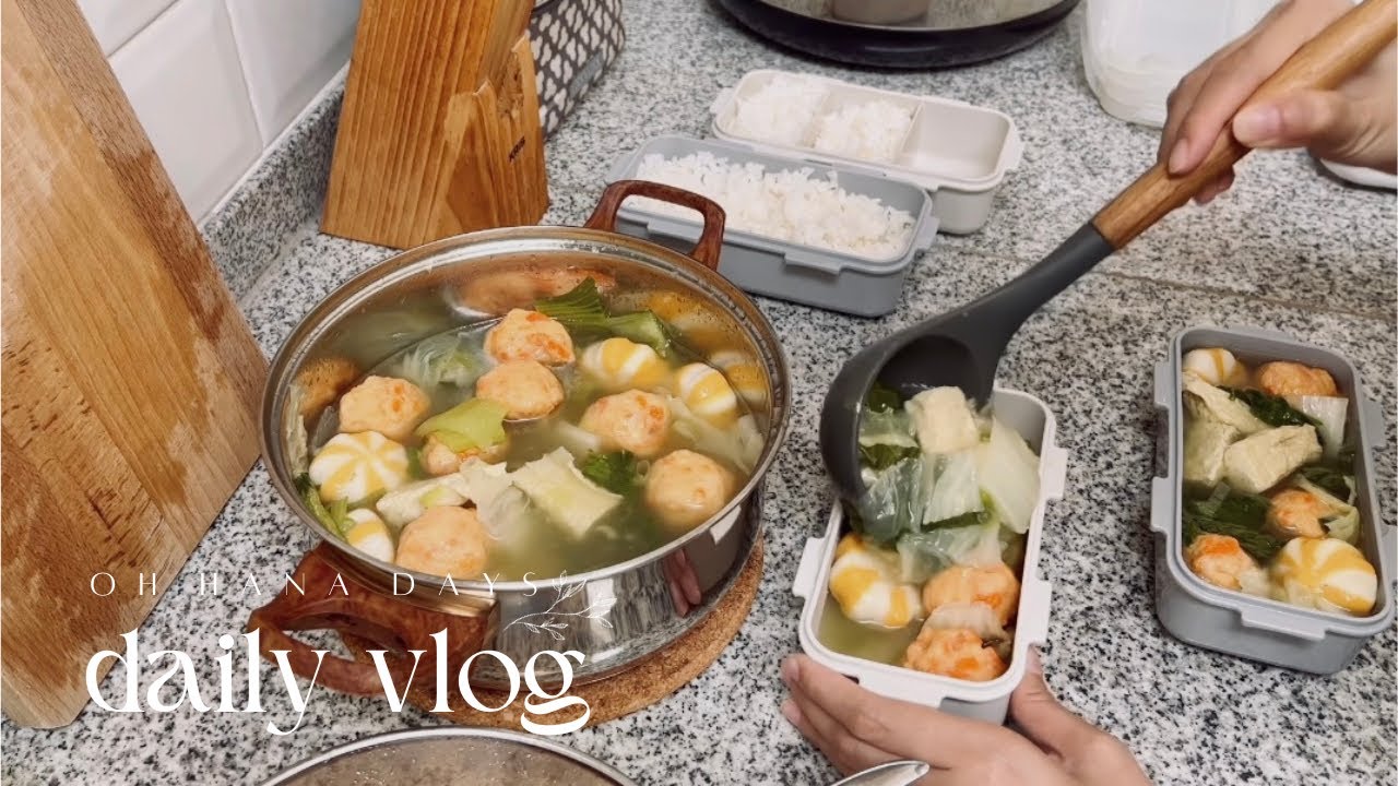 Kompilasi Bekal Makan Siang ke Kantor untuk Satu Minggu | 5 Resep Makanan Kuah | Daily Vlog