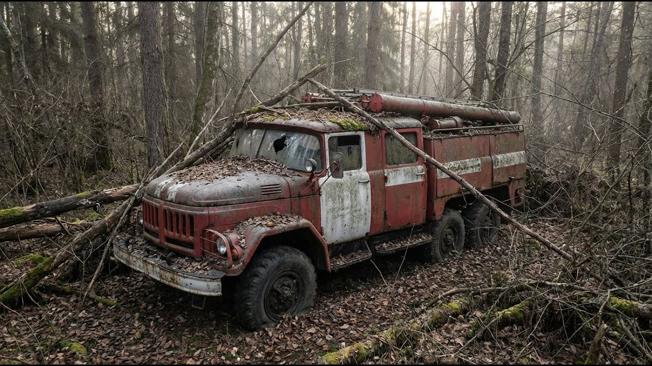 I Spent 30 Day to Restore a Chernobyl Fire Truck ZIL-131 IN DEEP FOREST! Full Restoration