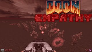 Cyberdemon (first person) vs 100 imps - DOOM EMPATHY : FPS Monster Infighting - Retro Boss Battles
