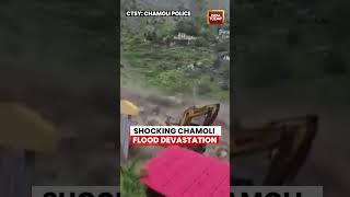 VIRAL VIDEO: Shocking Chamoli Flood Devastation | Flash Floods Sweep Away Bridge In Niti Valley