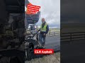 Sometimes all you can hear is the machines when paving.