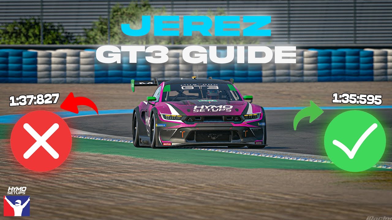 HOW TO DO JEREZ IN iRacing | GT3 Track Guide & Tips