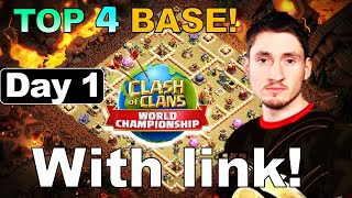 Top 4 Th16 World Championship Base With Link Clash World Finals Day 1 Bases Coc