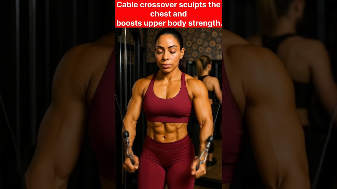 Chest Cable Crossover Workout Upper Body Strength 