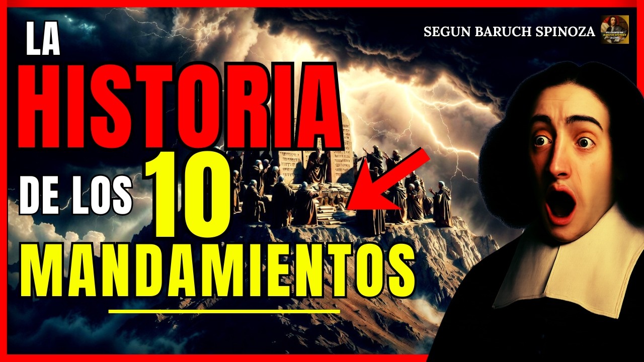 HISTORIA De Los 10 Mandamientos📜Filosofía De Baruch Spinoza En Español