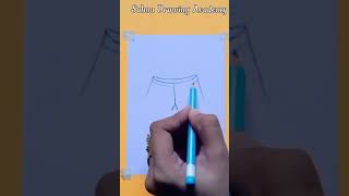 How to Draw Jean's Shorts 🩳#shorts #arts #satisfying #artwork #paint #painting #satisfy #drawing