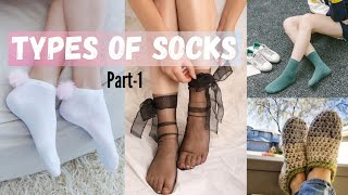 Different types of socks with their names|socks for girls|new stylish socks