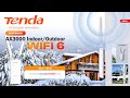 Tenda OAP3000 - AX3000 Indoor/Outdoor Wi-Fi6 Access Point