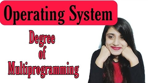 Degree of Multiprogramming || Operating System || Day 13